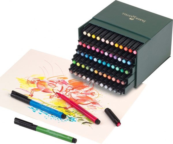 PITT ARTIST PEN CUT STUDIO 60 BUC FABER-CASTELL [2]